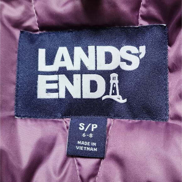 Lands End Women's Expedition Down Waterproof Winter Jacket Small Petite - Picture 2 of 16